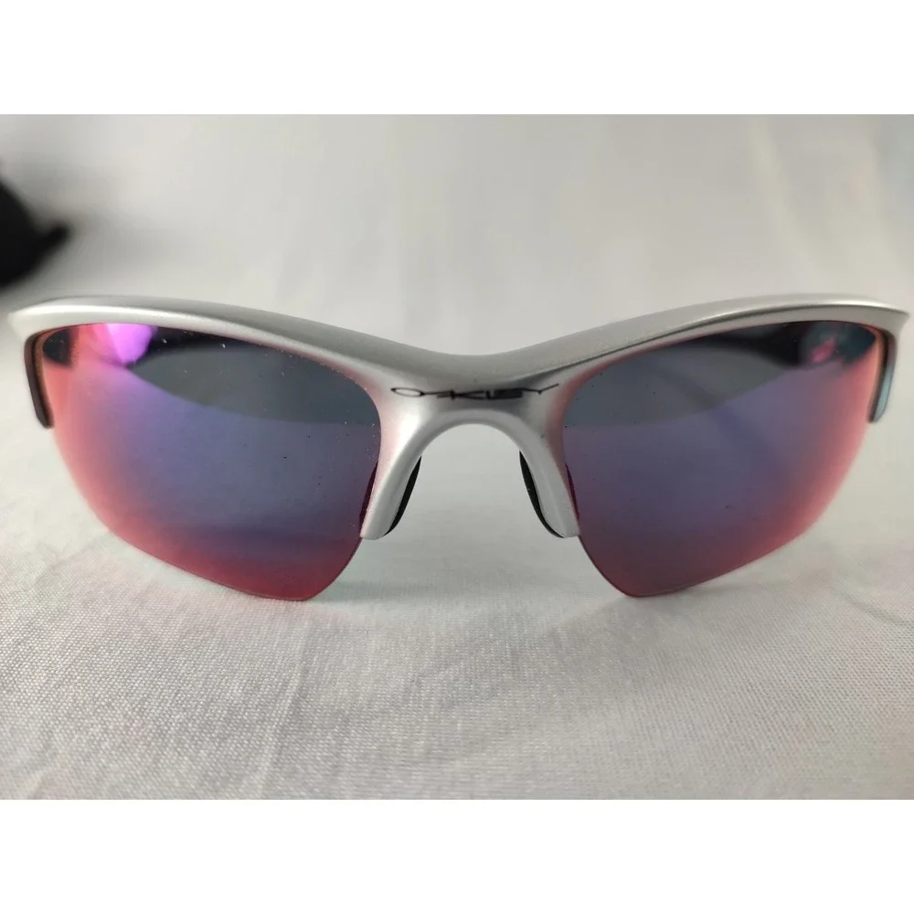 Oakley Custom Half Jacket 2.0 Silver Positive Red Iridium‎ Special Edition Bag